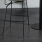 Industrial Footrest Low Back Barstool Matte Finish Leather Milk Tea Shop Stool Clearhalo 'Bar Furniture' 'Bar Stools' 'bar_stools' 'furn' 'furn_bar_stools' 'Furniture' 'furniture_bar_stools' 'Kitchen & Dining Furniture' 1200x1200_586cea0c-fa7d-48e1-82d3-a8a4808f616f