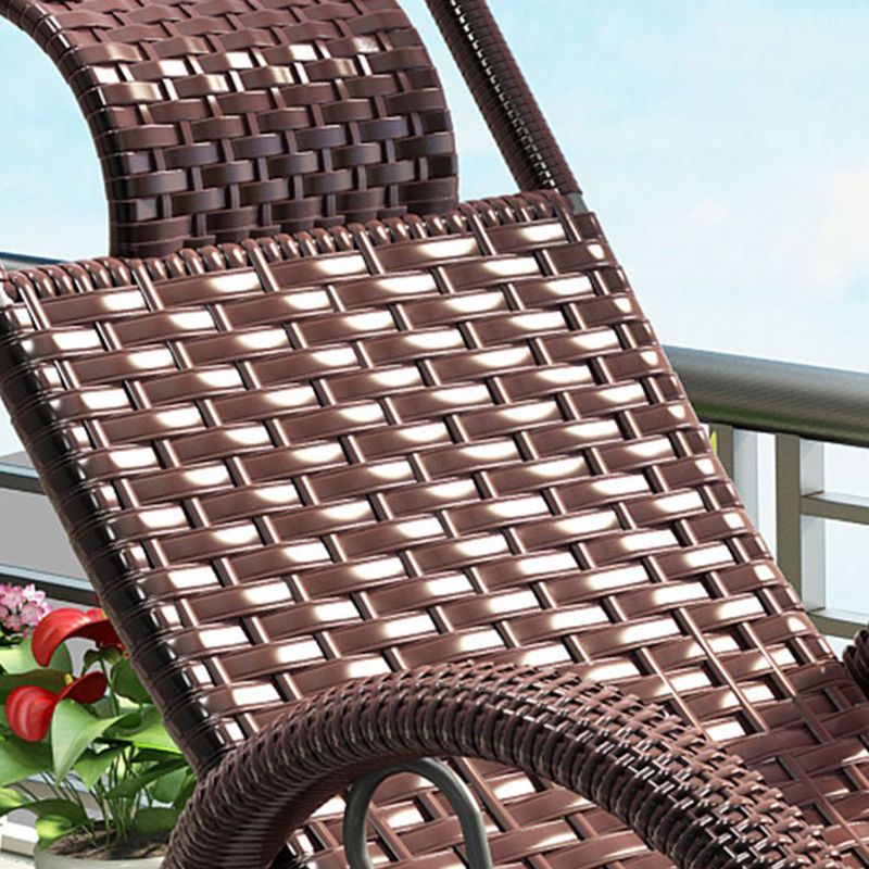 Modern Spindle Rattan Rocking Chair Metal Frame Wheel Handrail Design Rocker Chair Clearhalo 'Chairs & Seating' 'furn' 'furn_rocking_chairs' 'Furniture' 'Living Room Furniture' 'Rocking Chairs' 'rocking_chairs' 1200x1200_586f0cf2-641a-45fc-a842-48a4eb583381