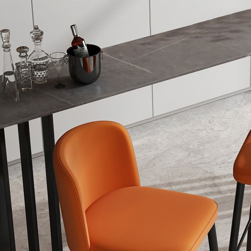 Industrial Style Bar Table Stone 42-inch Height Pub Table for Dining Room Clearhalo 'Bar Furniture' 'Bar Tables' 'bar_tables' 'furn' 'furn_bar_tables' 'Furniture' 'furniture_bar_tables' 'Kitchen & Dining Furniture' 1200x1200_58705030-bb76-4a74-b88b-dcd661d2cdbc