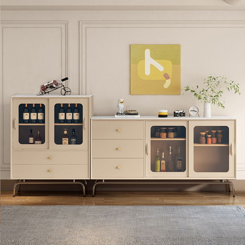 Porte di vetro contemporanea Server da pranzo Gabetti soggiorno Crediti