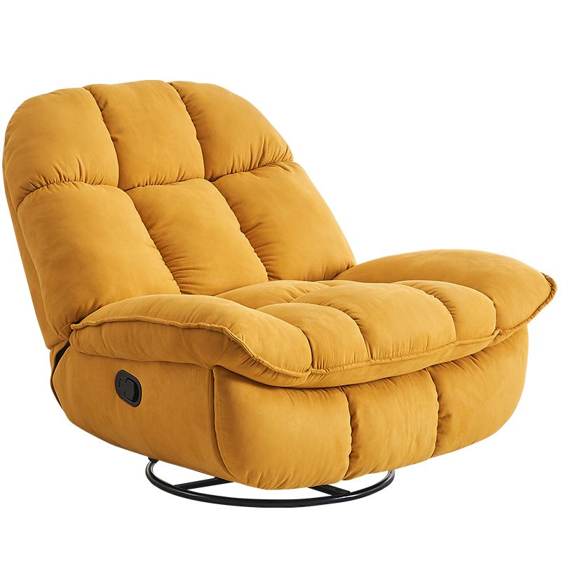 Modern Metal Frame Standard Recliner Solid Color Recliner Chair with Footrest Clearhalo 'Chairs & Seating' 'furn' 'furn_recliners' 'Furniture' 'Living Room Furniture' 'Recliners' 1200x1200_58729bfb-1af2-49f9-abcb-c4de843cf53b