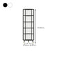 Contemporary Metal Curio Cabinet Glass Doors Storage Cabinet for Dining Room