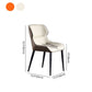 Contemporary Style Leather Dining Chairs Wingback Chair for Kitchen Clearhalo ' kitchen&dining_furn' 'Dining Chairs' 'Dining Tables & Seating' 'dining_chair' 'furn' 'furn_dining_chair' 'Furniture' 'furniture_dining_chair' 'Kitchen & Dining Furniture' 'kitchen' 1200x1200_58759366-54fd-4714-a875-2b3b13d7794d