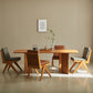 Rectangle Dining Table Pine Solid Wood Dining Table with Natural Finish Legs