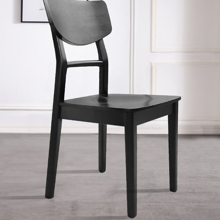 Contemporary Style Chair Armless Chairs for Kitchen with Wood Legs Clearhalo 'Dining Chairs' 'Dining Tables & Seating' 'dining_chair' 'furn' 'furn_dining_chair' 'Furniture' 'Kitchen & Dining Furniture' 1200x1200_5879ba1e-feb4-4e82-919d-ff22234d27b9
