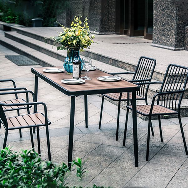 Modern Wood Dining Table Set 1/4/5/7 Pieces Dining Set for Home Use Clearhalo 'Dining Room Sets' 'Dining Tables & Seating' 'dining_room_set' 'furn' 'furn_dining_room_set' 'Furniture' 'Kitchen & Dining Furniture' 1200x1200_587c01e8-23f9-4c0e-a16f-ded6e71a5e3b