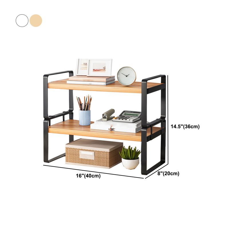 Modern Open Shelf Bookcase Metal Etagere Book Shelf for Study Room