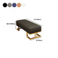 Glam Rectangle Bench with Legs Faux Leather Foam Bench for Home Office Clearhalo 'Benches' 'Chairs & Seating' 'furn' 'furn_benches' 'Furniture' 'Living Room Furniture' 1200x1200_587c6347-601d-4d93-a67d-979eef28b295