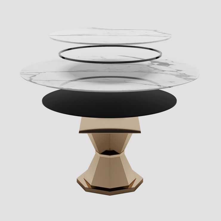 Round Dinette Table Traditional Luxury Dining Site Table with Pedestal Base Clearhalo ' dining_table' 'Dining Tables & Seating' 'Dining Tables' 'furn' 'furn_dining_table' 'Furniture' 'furniture_dining_table' 'Kitchen & Dining Furniture' 'kitchen&dining_furn' 'kitchen' 'kitchen_dining_table' 1200x1200_58874007-e3c3-4726-98bb-c77a8e9f4e26
