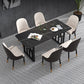 Traditional Luxury Dining Table Metal Double Pedestal Rectangle Counter Dining Table Clearhalo 'Dining Tables & Seating' 'Dining Tables' 'dining_table' 'furn' 'furn_dining_table' 'Furniture' 'furniture_dining_table' 'Kitchen & Dining Furniture' 'kitchen' 'kitchen_dining_table' 1200x1200_5889879d-5f7c-4bc9-8f45-3ab5e892419e