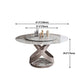 Modern Home Sintered Stone Table Round Pedestal Dining Table Clearhalo 'Dining Tables & Seating' 'Dining Tables' 'dining_table' 'furn' 'furn_dining_table' 'Furniture' 'furniture_dining_table' 'Kitchen & Dining Furniture' 1200x1200_5889f02e-98aa-4c69-9443-8e5fa6a84638