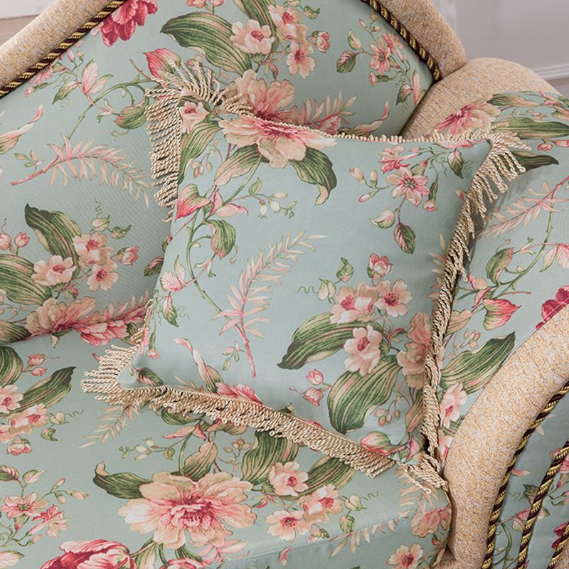 Floral with Arms Chaise Flared Arms with Legs for Bedroom Living Room Clearhalo 'Chairs & Seating' 'Chaise Lounge' 'chaise_lounge' 'furn' 'furn_chaise_lounge' 'Furniture' 'Living Room Furniture' 1200x1200_588ac13a-7075-4af9-ac73-8832d3c18a13