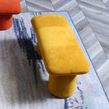 Modern Velvet Boucle Pouf Plain Rectangle Water Resistant Sherpa Pouf Clearhalo 'furn' 'furn_ottomans_poufs' 'Furniture' 'Living Room Furniture' 'Ottomans & Poufs' 'ottomans_poufs' 1200x1200_588b04fe-e23d-4a76-9154-411075866a54