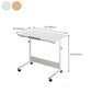 Modern Standing Desk Wooden Rectangular Writing Desk with Caster Wheel Clearhalo 'furn' 'furn_office_desk' 'Furniture' 'Office Desks' 'Office Furniture' 'office_desk' 1200x1200_588cd368-1e9f-4404-a5dd-9a9ea989e0ff