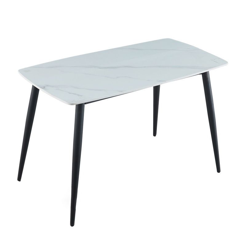 Minimalist Style Table Set with Sintered Stone Dining Table and Padded Chairs Clearhalo 'Dining Room Sets' 'Dining Tables & Seating' 'dining_room_set' 'furn' 'furn_dining_room_set' 'Furniture' 'furniture_dining_room_set' 'Kitchen & Dining Furniture' 'kitchen&dining_furn' 'kitchen' 1200x1200_58903908-eda5-4488-815e-6aa734ed2459