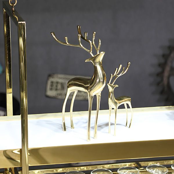 Luxe wijnglasrek metalen keuken stengel houder in goud