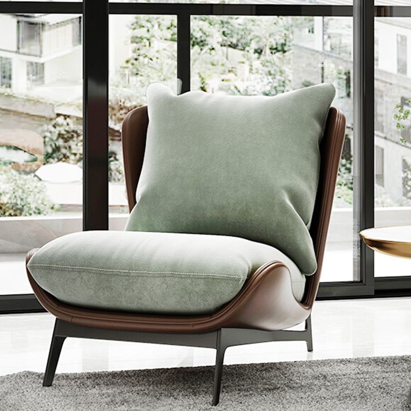 Sedia accento 26.37 "l x 30.70" w x 29.52 "H sedia a calcio senza braccia