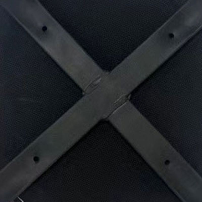 Black Modern Standard Pure Color Water Resistant Round Indoor Standard Clearhalo 'furn' 'furn_ottomans_poufs' 'Furniture' 'Living Room Furniture' 'Ottomans & Poufs' 'ottomans_poufs' 1200x1200_589234be-c664-4553-b1ee-753d489ba74d