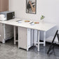 Contemporary Kitchen Standard Dining Table Folding Dining Table (only table) Clearhalo ' dining_table' 'Dining Tables & Seating' 'Dining Tables' 'Furniture' 'furniture_dining_table' 'Kitchen & Dining Furniture' 'kitchen&dining_furn' 'kitchen' 'kitchen_dining_table' 1200x1200_589272fc-7e32-4e25-8c66-08e5c4bb60fc