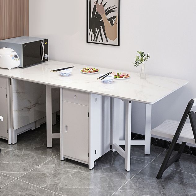 Contemporary Kitchen Standard Dining Table Folding Dining Table (only table) Clearhalo ' dining_table' 'Dining Tables & Seating' 'Dining Tables' 'Furniture' 'furniture_dining_table' 'Kitchen & Dining Furniture' 'kitchen&dining_furn' 'kitchen' 'kitchen_dining_table' 1200x1200_589272fc-7e32-4e25-8c66-08e5c4bb60fc