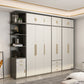 Contemporary Storage Cabinet Hinged Wardrobe Cabinet with Self Close Drawers Clearhalo 'Armoires & Wardrobes' 'armoires_wardrobes' 'Bedroom Furniture' 'furn' 'furn_armoires_wardrobes' 'Furniture' 1200x1200_58934691-ba2e-491d-99c4-3f365d0b78d3