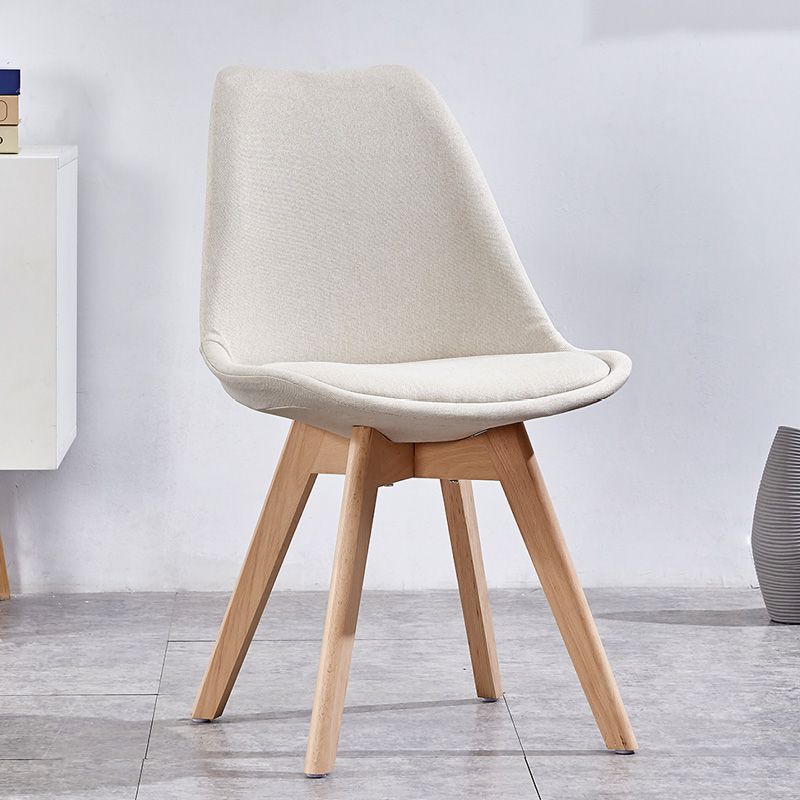 Contemporary Style Dining Room Chair Solid Back Armless Chair for Kitchen Clearhalo ' kitchen&dining_furn' 'Dining Chairs' 'Dining Tables & Seating' 'dining_chair' 'Furniture' 'furniture_dining_chair' 'Kitchen & Dining Furniture' 'kitchen' 1200x1200_589349be-2dde-4ec2-8529-f55de3eb5999