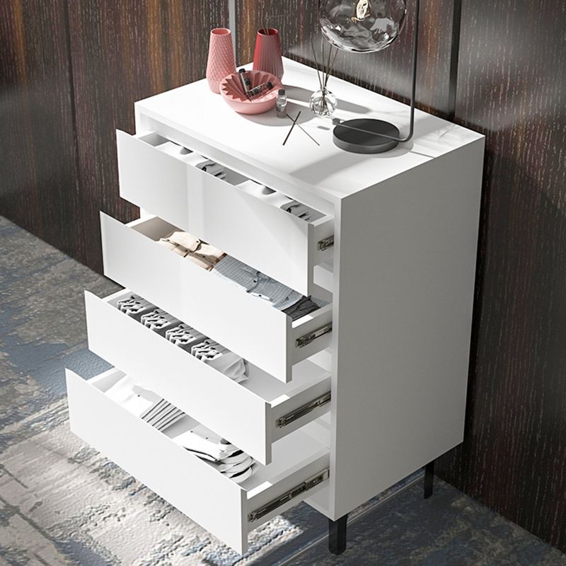 Modern 23.62" L Accent Chest with Drawers and Black Bracket Legs Clearhalo 'Cabinets & Chests' 'cabinets_chests' 'furn' 'furn_cabinets_chests' 'Furniture' 'Living Room Furniture' 1200x1200_5894cdf8-6d7f-4fe1-9b70-a64991bd2078