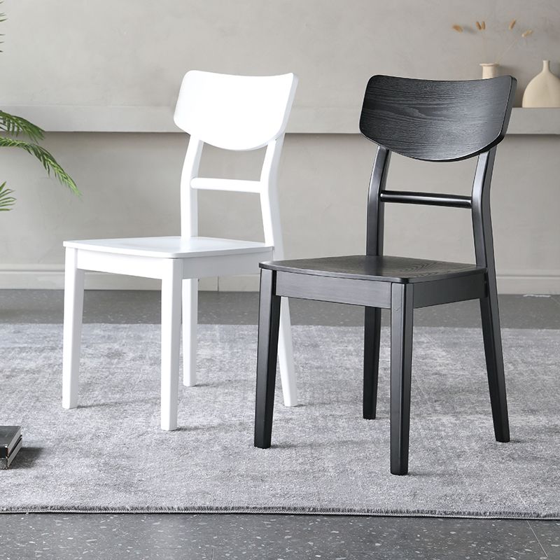 Industrial Home Wood Side Chair Ladder Back Dining Chair (Set of 4) Clearhalo ' kitchen&dining_furn' 'Dining Chairs' 'Dining Tables & Seating' 'dining_chair' 'furn' 'furn_dining_chair' 'Furniture' 'furniture_dining_chair' 'Kitchen & Dining Furniture' 'kitchen' 1200x1200_58964714-9216-4851-a6eb-03b6e9d3f018