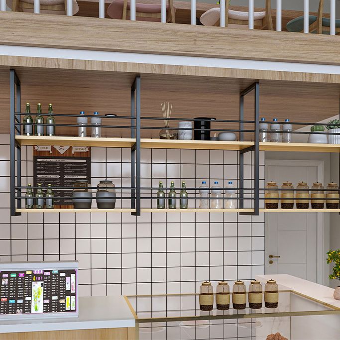 11.81"W Bookshelf Industrial Style Wall Mounted Bookcase for Home Office Clearhalo 'Bookcases' 'furn' 'furn_bookcases' 'Furniture' 'furniture_bookcases' 'kitchen' 'kitchen_bookcases' 'Living Room Furniture' 'Office Furniture' 1200x1200_58972c7b-4f0f-471a-b5a8-316c89657401