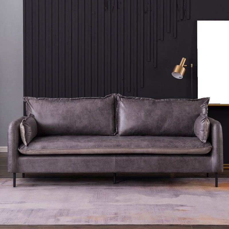 Standard Square Arm Sofa Set Contemporary Stain Resistant Sofa Couch with Pillows Clearhalo 'furn' 'furn_sofas' 'Furniture' 'Living Room Furniture' 'Sofa' 'sofas' 1200x1200_58973955-1b8b-4983-ab99-fa642c0cebdb