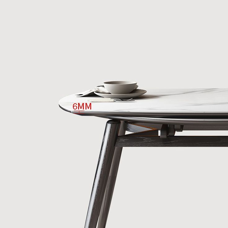 Round Dining Table Contemporary Style Drop Leaf Dinner Table with 4-foot Clearhalo ' dining_table' 'Dining Tables & Seating' 'Dining Tables' 'furn' 'furn_dining_table' 'Furniture' 'furniture_dining_table' 'Kitchen & Dining Furniture' 'kitchen&dining_furn' 'kitchen' 'kitchen_dining_table' 1200x1200_58973a21-f960-40c9-8868-501640c2ccff
