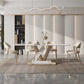 Luxury 1/4/5/7/9 Pieces Dining Set Sintered Stone Dining Table with Leather Chairs Clearhalo 'Dining Room Sets' 'Dining Tables & Seating' 'dining_room_set' 'furn' 'furn_dining_room_set' 'Furniture' 'furniture_dining_room_set' 'Kitchen & Dining Furniture' 1200x1200_5898ed2a-0b97-4df7-af3a-63078839ca41
