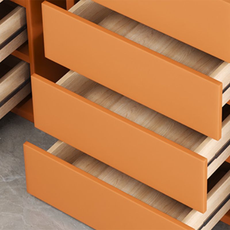 Contemporary Storage Chest Dresser Vertical Dresser with Drawers