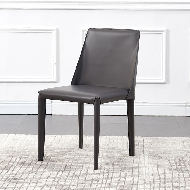 Contemporary Kitchen Dining Chairs Faux Leather Dining Chairs Clearhalo 'Dining Chairs' 'Dining Tables & Seating' 'dining_chair' 'furn' 'furn_dining_chair' 'Furniture' 'Kitchen & Dining Furniture' 1200x1200_589bc7fa-4da5-47eb-a437-ff8828e6b82a
