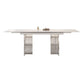 Modern 1/4/5/7 Pieces Furniture Space-Saving Design Rectangle Stone Dining Set