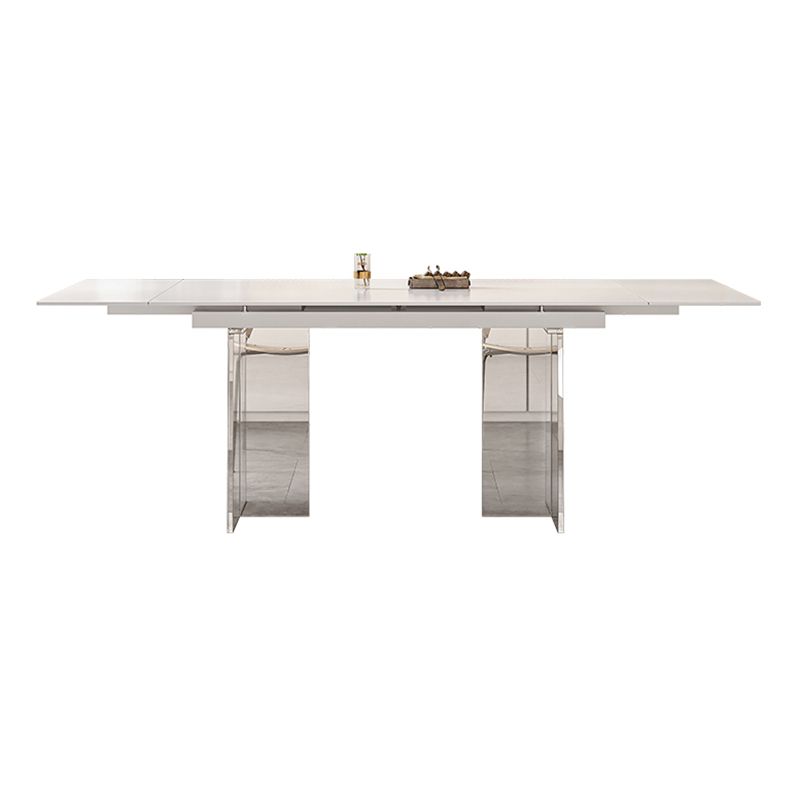 Modern 1/4/5/7 Pieces Furniture Space-Saving Design Rectangle Stone Dining Set