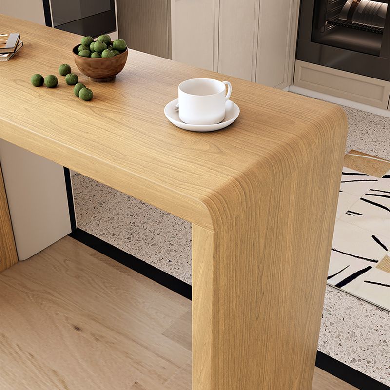 Table de bar en bois de style Glam, ensemble de 1/2/3 pièces de table de bar rectangulaire pour un usage domestique