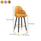 Contemporary Home Leather Stool Matte Finish Footrest Armed Stool Clearhalo 'Bar Furniture' 'Bar Stools' 'bar_stools' 'furn' 'furn_bar_stools' 'Furniture' 'furniture_bar_stools' 'Kitchen & Dining Furniture' 1200x1200_58a3778a-b09a-4838-989e-d5c5b4094dff