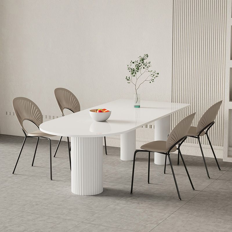 Modern 1/2/4/5 Pieces Dining Set Rectangle Stone Dining Table for Dining Room Clearhalo 'Dining Room Sets' 'Dining Tables & Seating' 'dining_room_set' 'furn' 'furn_dining_room_set' 'Furniture' 'furniture_dining_room_set' 'Kitchen & Dining Furniture' 1200x1200_58a3fe25-edc3-4f6f-bbca-cd7ea283a5cf