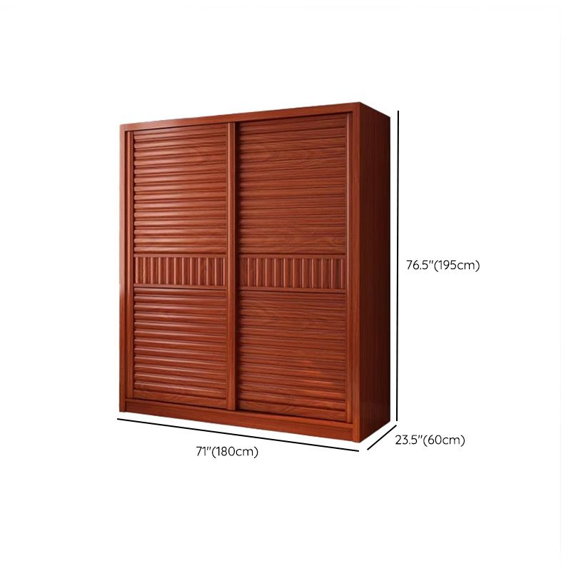 Wooden Sliding Doors Armoire Traditional Home Storage Cabinet Clearhalo 'Armoires & Wardrobes' 'armoires_wardrobes' 'Bedroom Furniture' 'furn' 'furn_armoires_wardrobes' 'Furniture' 1200x1200_58a65693-bd0d-4f79-a15c-f8e1b31b5d4a