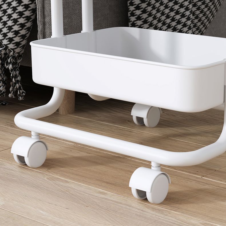 Industrial Vertical Etagere Bookshelf Iron Frame Plastic Shelf with Caster Wheels Clearhalo 'Bookcases' 'furn' 'furn_bookcases' 'Furniture' 'furniture_bookcases' 'kitchen' 'kitchen_bookcases' 'Living Room Furniture' 'Office Furniture' 1200x1200_58afe37f-978f-424f-b702-1063bc233592