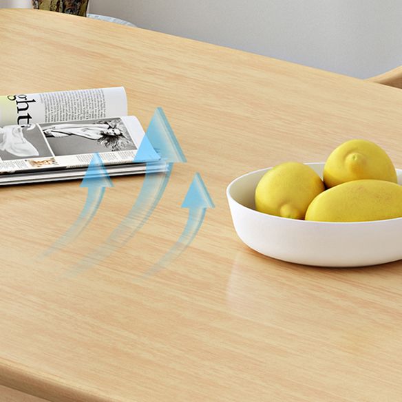 Contemporary Rectangle Shape Solid Wood Dining Set Khaki Standard Dining Set for Kitchen Clearhalo 'Dining Room Sets' 'Dining Tables & Seating' 'dining_room_set' 'furn' 'furn_dining_room_set' 'Furniture' 'furniture_dining_room_set' 'Kitchen & Dining Furniture' 'kitchen&dining_furn' 'kitchen' 1200x1200_58b0d5fc-298a-4842-b72a-8461f327f716