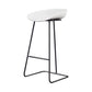 Glam Coffee Shop Footrest Stool Matte Finish Plastic Barstool Clearhalo 'Bar Furniture' 'Bar Stools' 'bar_stools' 'furn' 'furn_bar_stools' 'Furniture' 'furniture_bar_stools' 'Kitchen & Dining Furniture' 1200x1200_58b51d5d-5aef-4137-ba57-e2a75a619b7d
