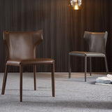 Contemporary Wingback Kitchen Dining Side Chair Metal Dining Side Chair Clearhalo ' kitchen&dining_furn' 'Dining Chairs' 'Dining Tables & Seating' 'dining_chair' 'Furniture' 'furniture_dining_chair' 'Kitchen & Dining Furniture' 'kitchen' 1200x1200_58b5db00-94ae-471a-accc-9fed001a1a50