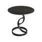 Round Black and White Stone Coffee Table Pedestal 1 Single Cocktail Table Clearhalo 'Coffee & Accent Tables' 'Coffee Tables' 'coffee_tables' 'furn' 'furn_coffee_tables' 'Furniture' 'Living Room Furniture' 1200x1200_58b83837-aacf-44f2-b09c-3bc6ccc1bd03