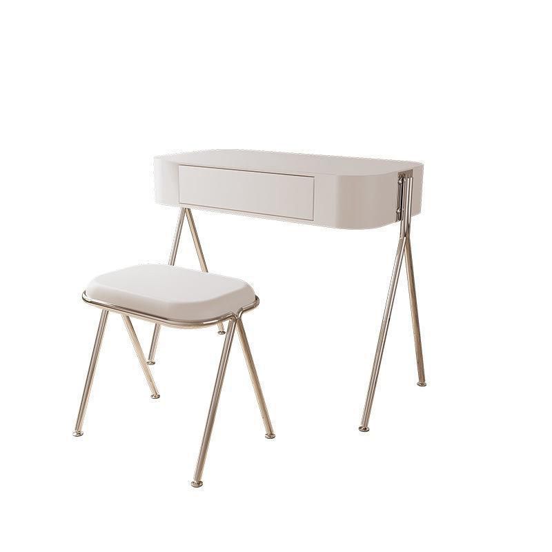 Ensemble de meuble-lavabo de 31,5 po de large à 1 tiroir avec tabouret, meuble-lavabo moderne