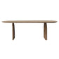 Oval Solid Wood Brown Tone Dining Table Modern Double Pedestal Table for Dining Room Clearhalo ' dining_table' 'Dining Tables & Seating' 'Dining Tables' 'furn' 'furn_dining_table' 'Furniture' 'furniture_dining_table' 'Kitchen & Dining Furniture' 'kitchen&dining_furn' 'kitchen' 'kitchen_dining_table' 1200x1200_58bf036a-5231-4a3e-9b82-3a701a476950