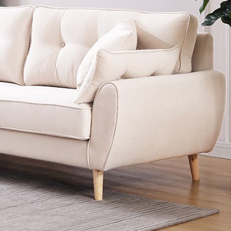 Contemporary Standard Flared Arm Sofa Convertible Sofa, 63.38" W x 35.82" D x 34.64" H Clearhalo 'furn' 'furn_sofas' 'Furniture' 'Living Room Furniture' 'Sofa' 'sofas' 1200x1200_58bfcf23-1af3-43c1-acf4-fcdb6328e07b