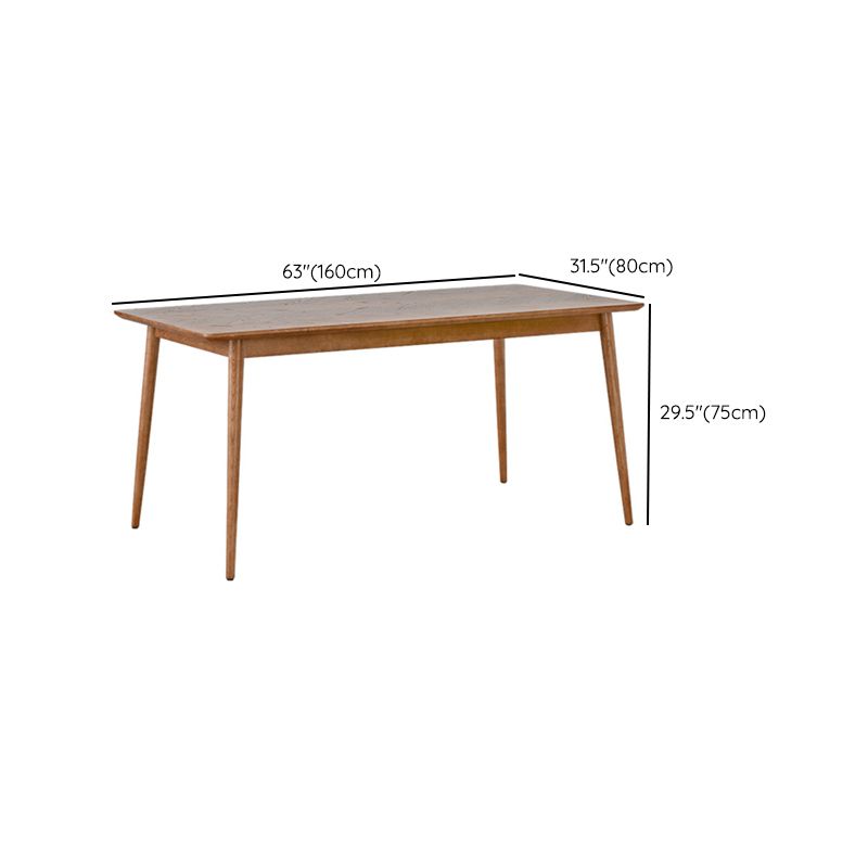 Moderne eetgelegenheid 1/4 PCS Massief houten eettafel en stoelen met bank