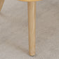 Massief houten salontafelset met 3 poten, moderne geometrische cocktailtafel